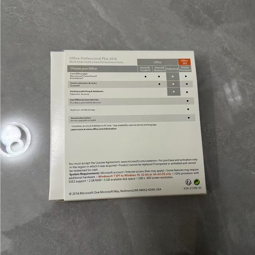 Microsoft office 2016 professional Plus (DVD&key) - Picture 2 of 6